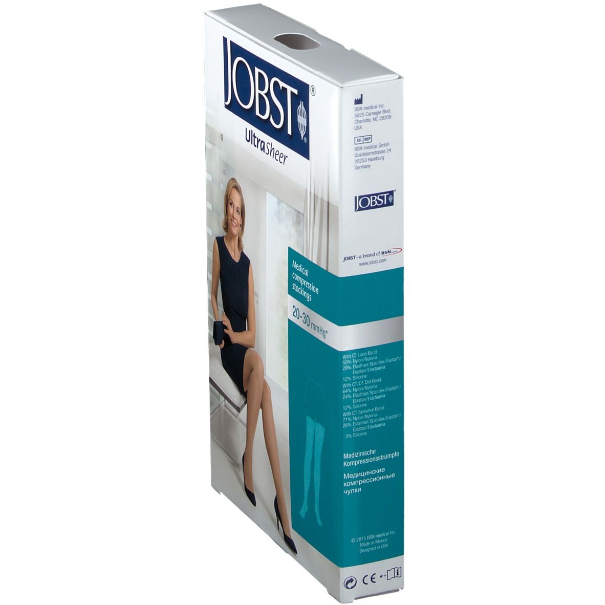 Jobst Ultrasheer Klasse 2 Dijkous Anthraciet S