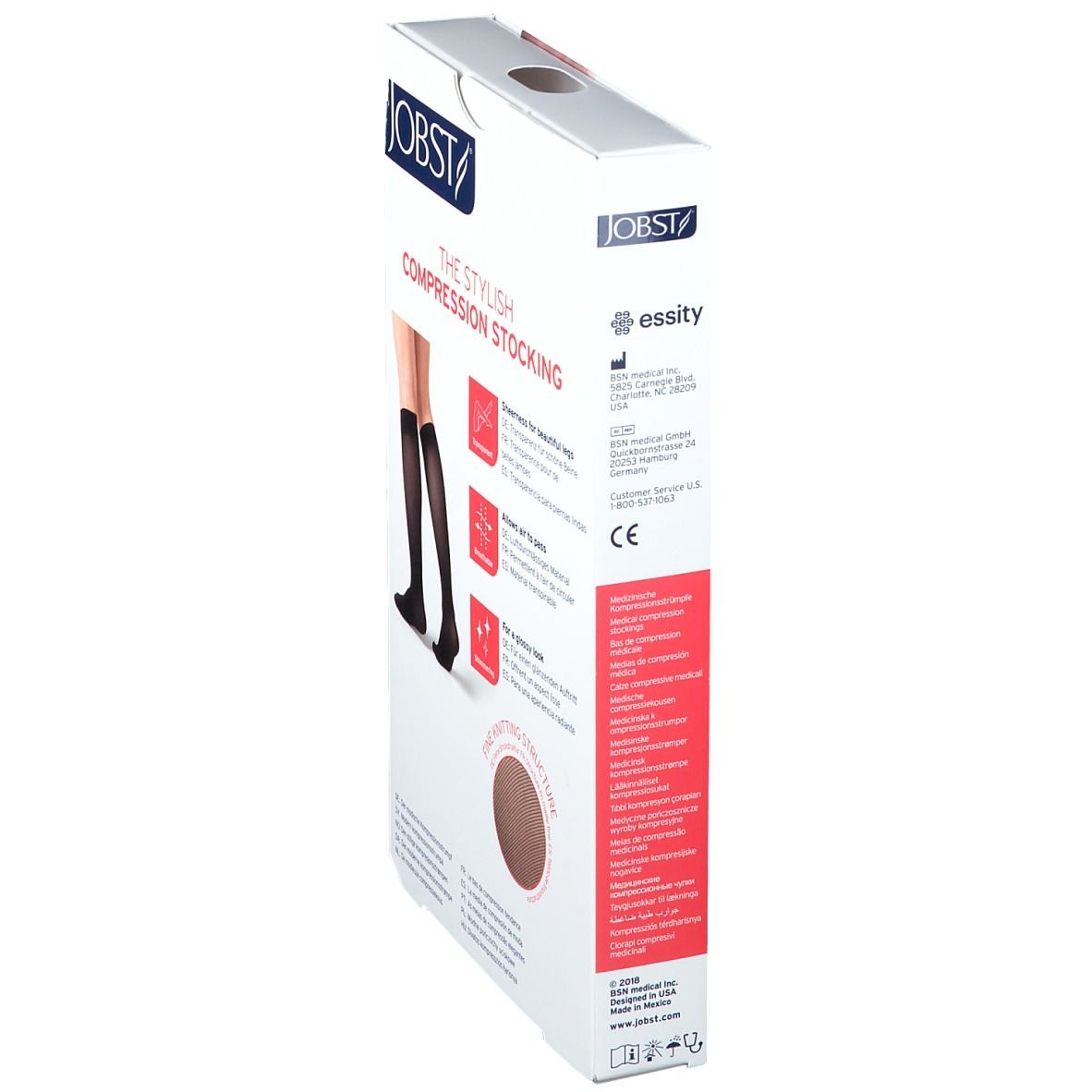 Jobst Ultrasheer Comfort  K1 Kniekous Natural S
