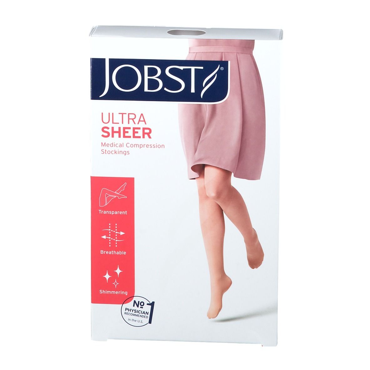 Jobst Ultrasheer Comfort  K1 Kniekous Natural S