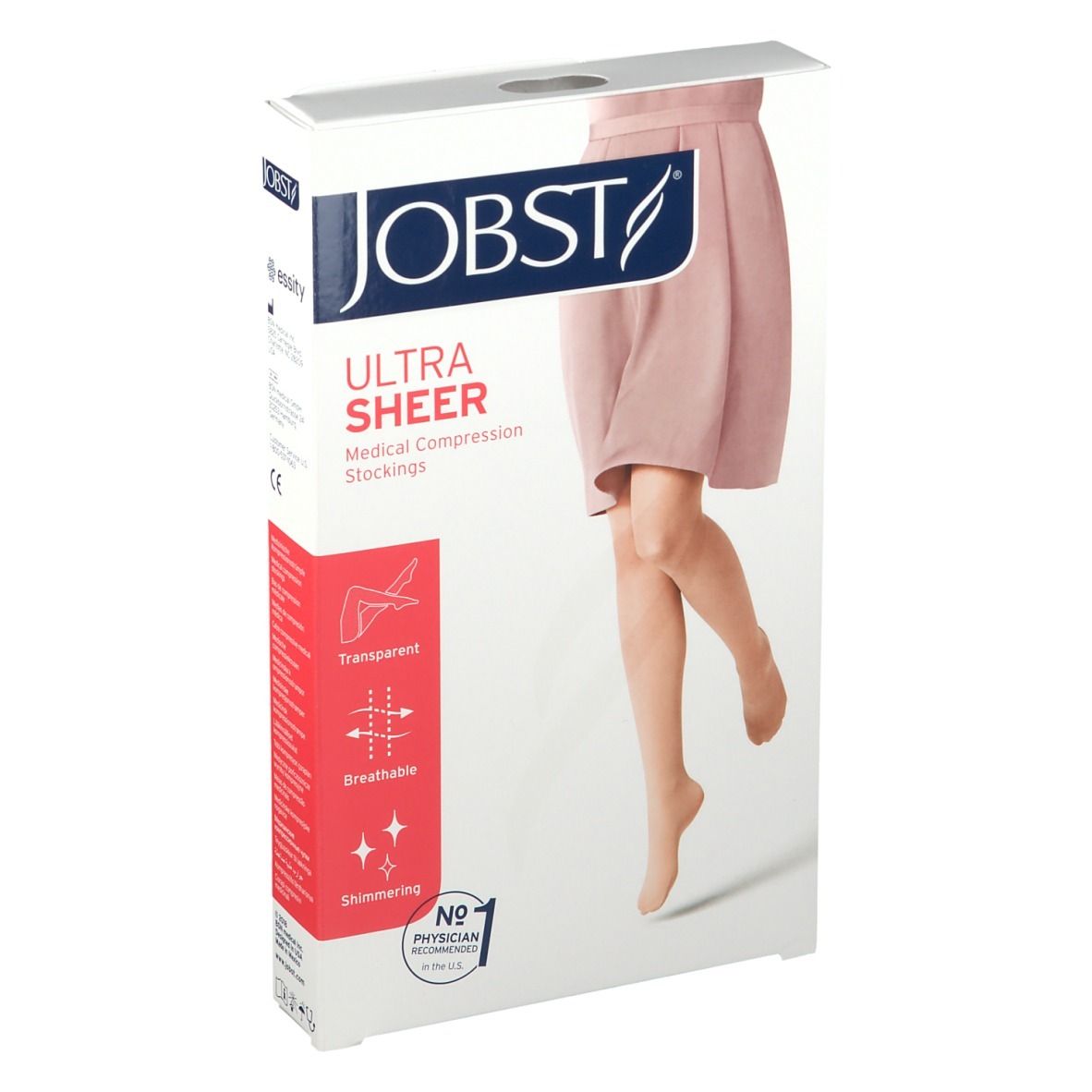 Jobst Ultrasheer Comfort  K1 Kniekous Natural M