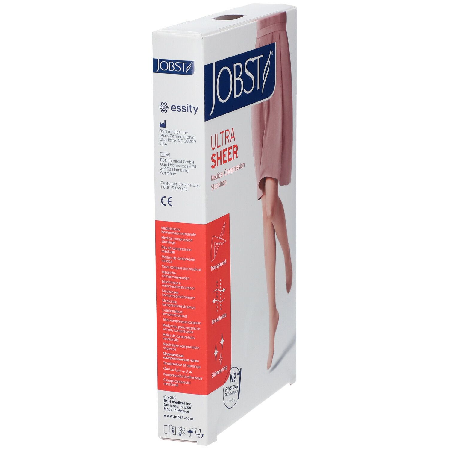 Jobst Ultrasheer Kl3 Chaussette Genou Naturel M