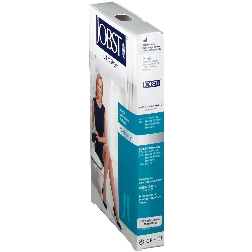 Jobst Ultrasheer Kl2 Chaussette Genou Suntan S