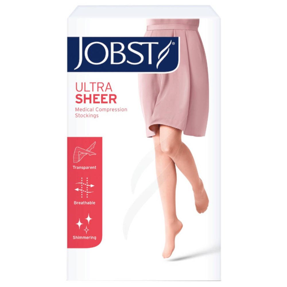Jobst Ultrasheer Kl2 Chaussette Genou Noir S