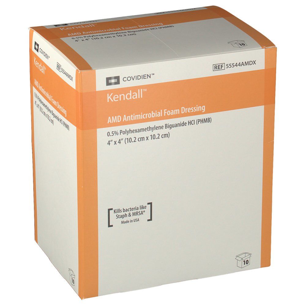 Kendall Amd Pansement Mousse Stérile 10x10cm