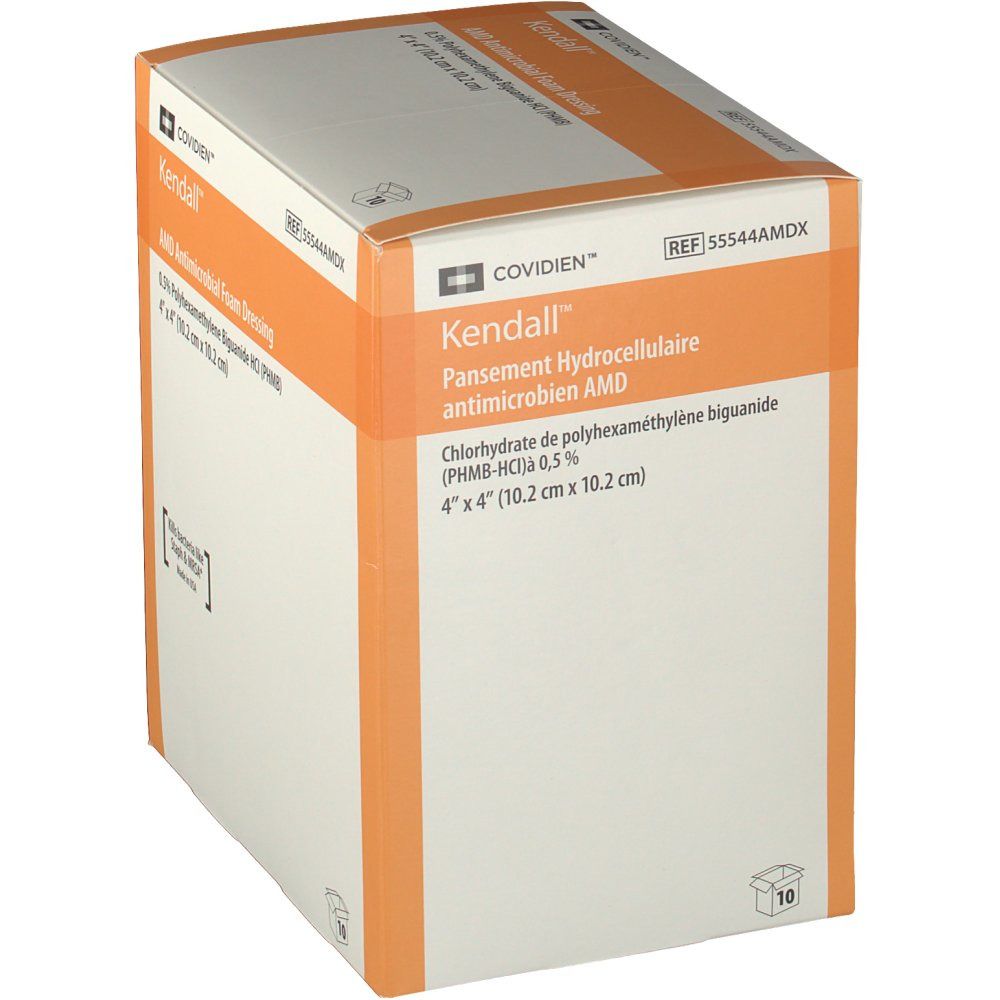 Kendall Amd Pansement Mousse Stérile 10x10cm