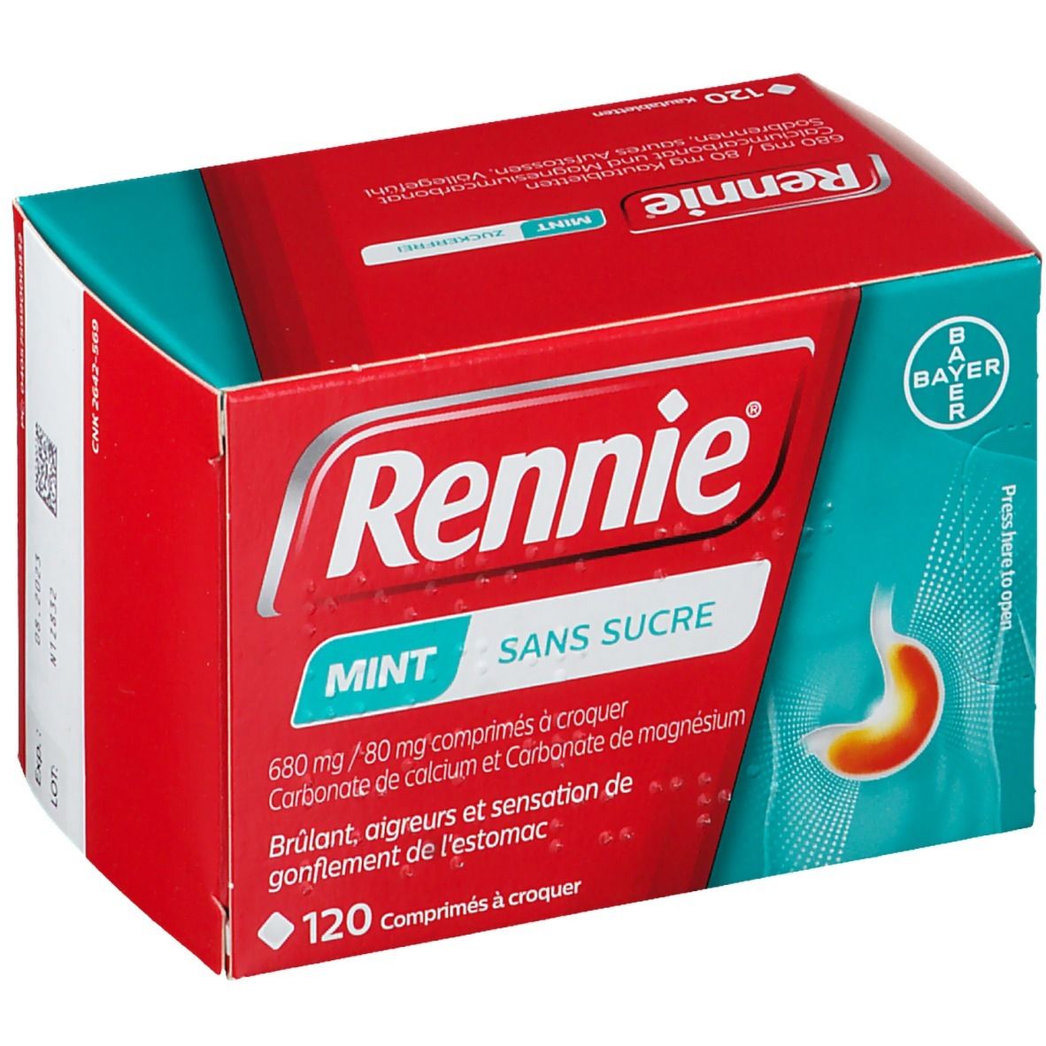 Rennie Mint zonder Suiker