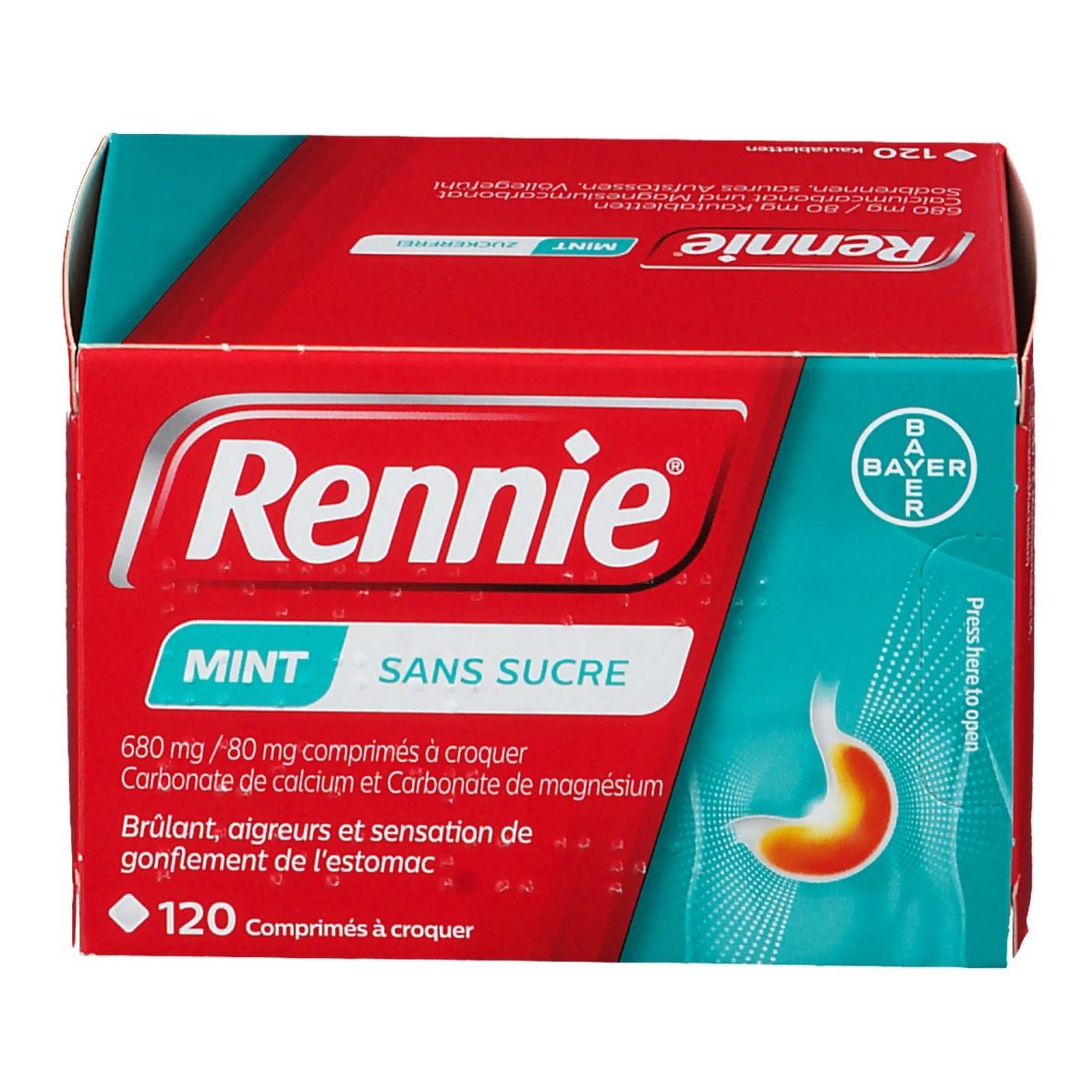 Rennie Mint zonder Suiker