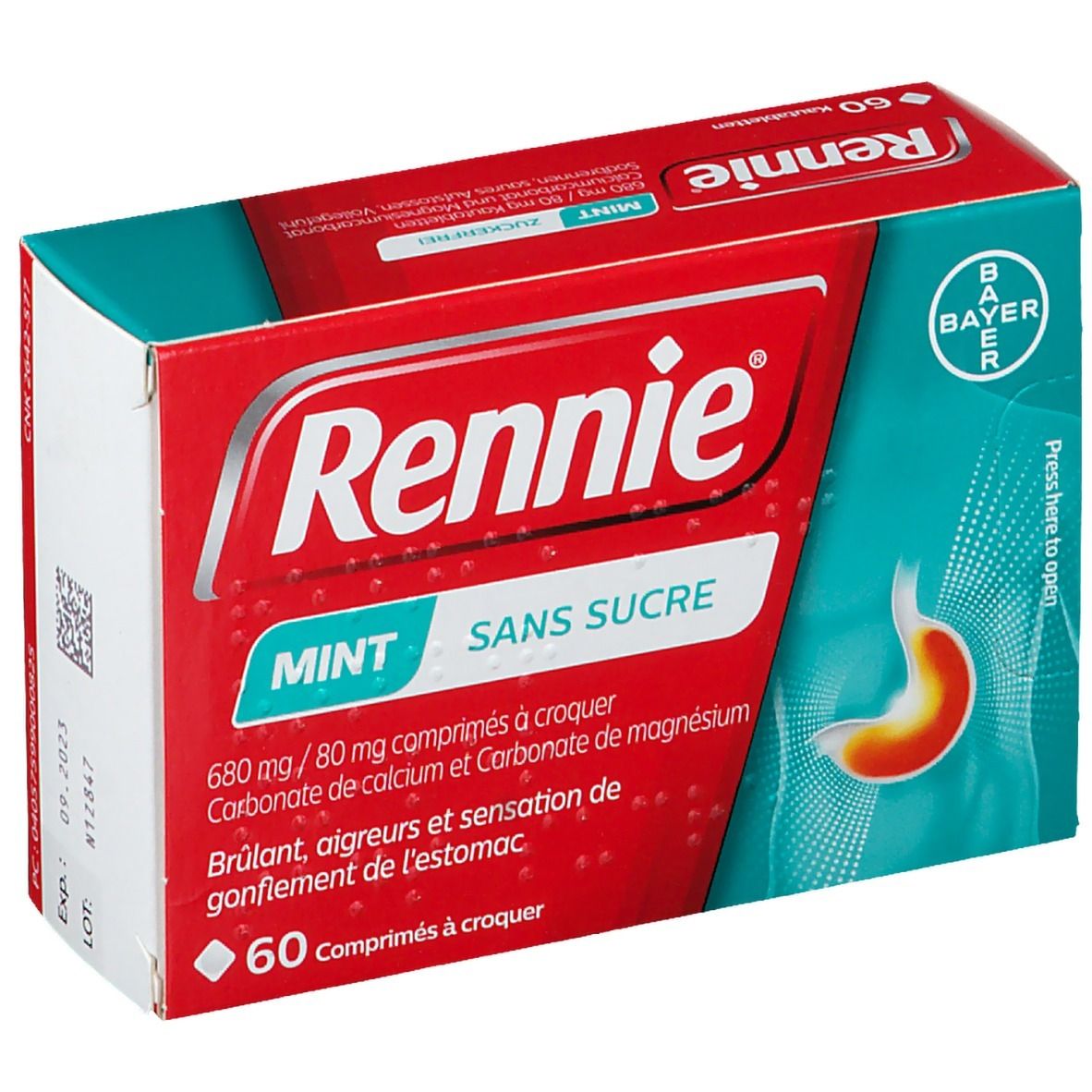 Rennie Mint zonder Suiker