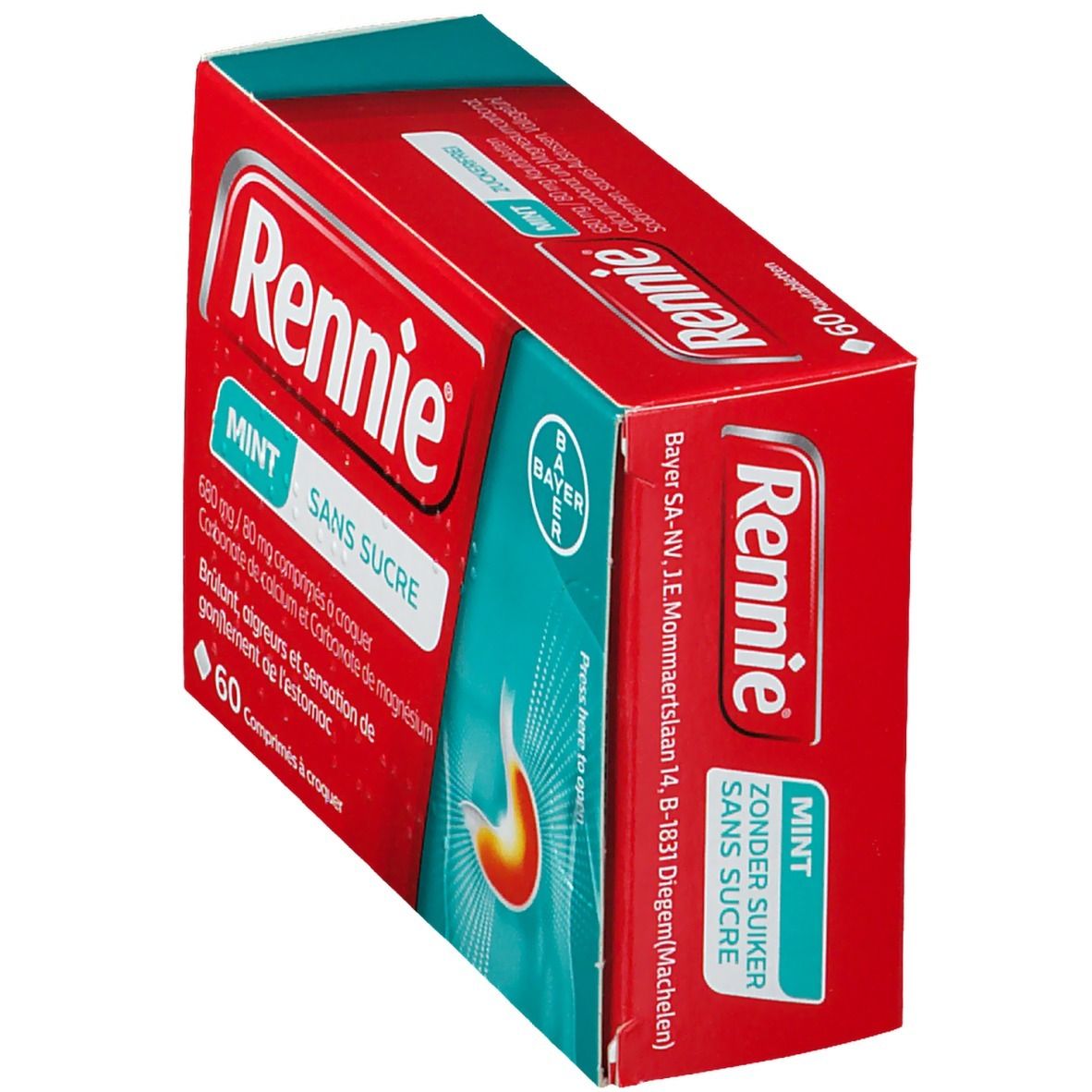 Rennie Mint sans Sucre