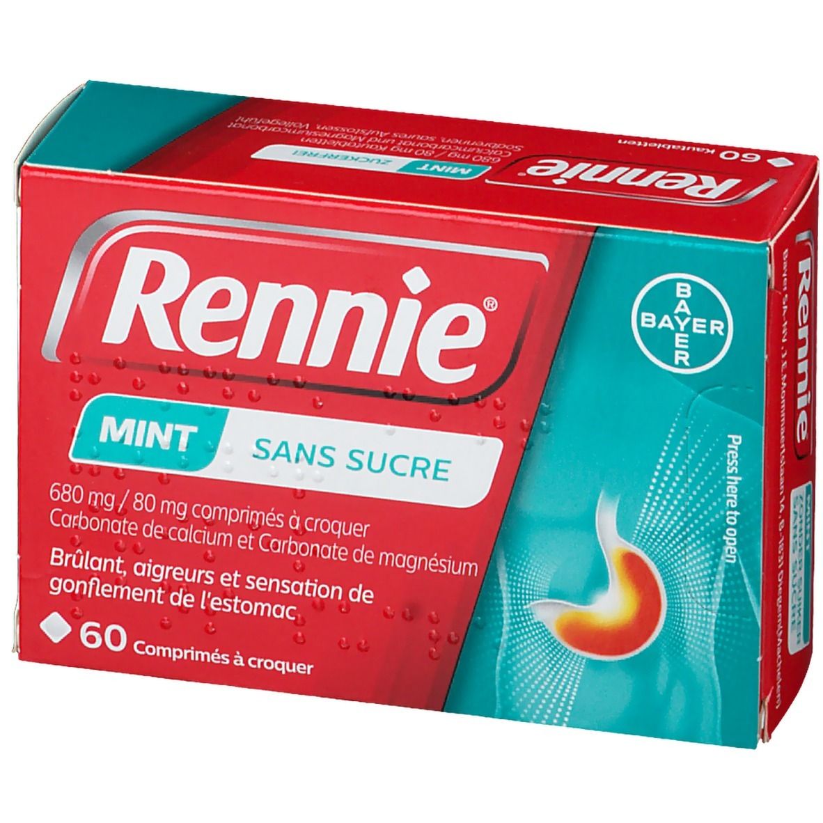 Rennie Mint sans Sucre