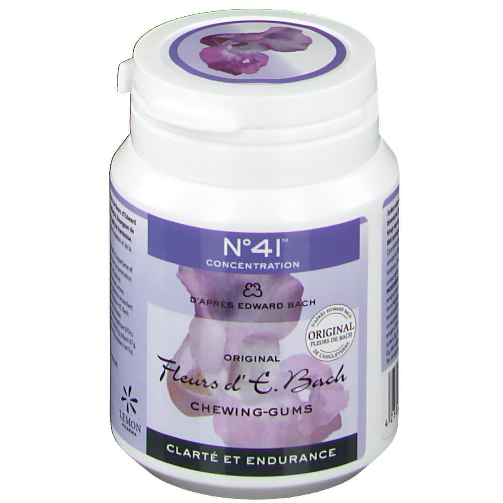Fleurs de Bach Chewing-gum N41 Concentration S/Sucre