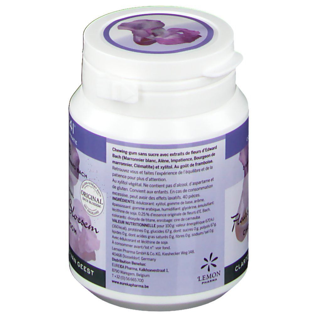 Fleurs de Bach Chewing-gum N41 Concentration S/Sucre