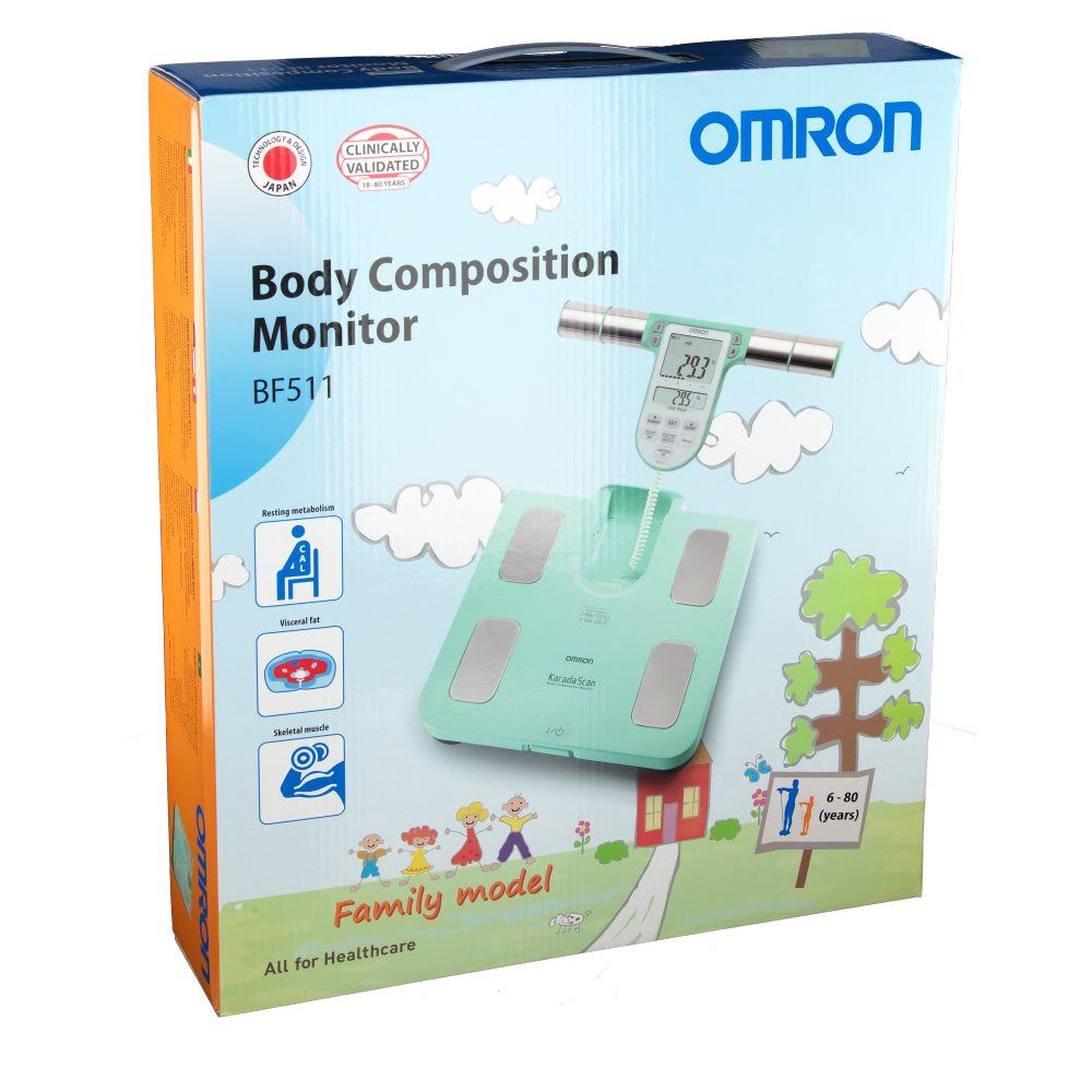 Omron BF511 Moniteur Composition CorporelleTurqoise <150kg