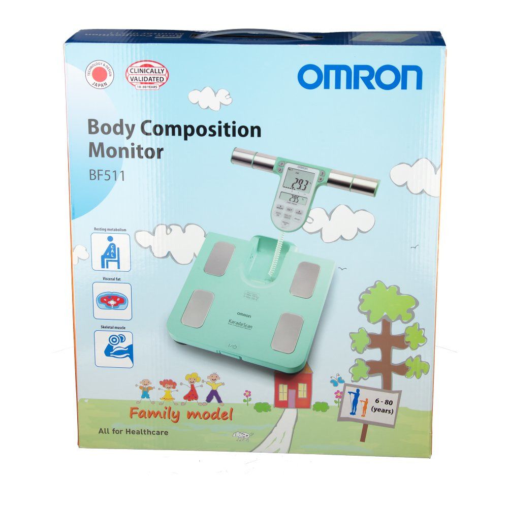 Omron BF511 Moniteur Composition CorporelleTurqoise <150kg