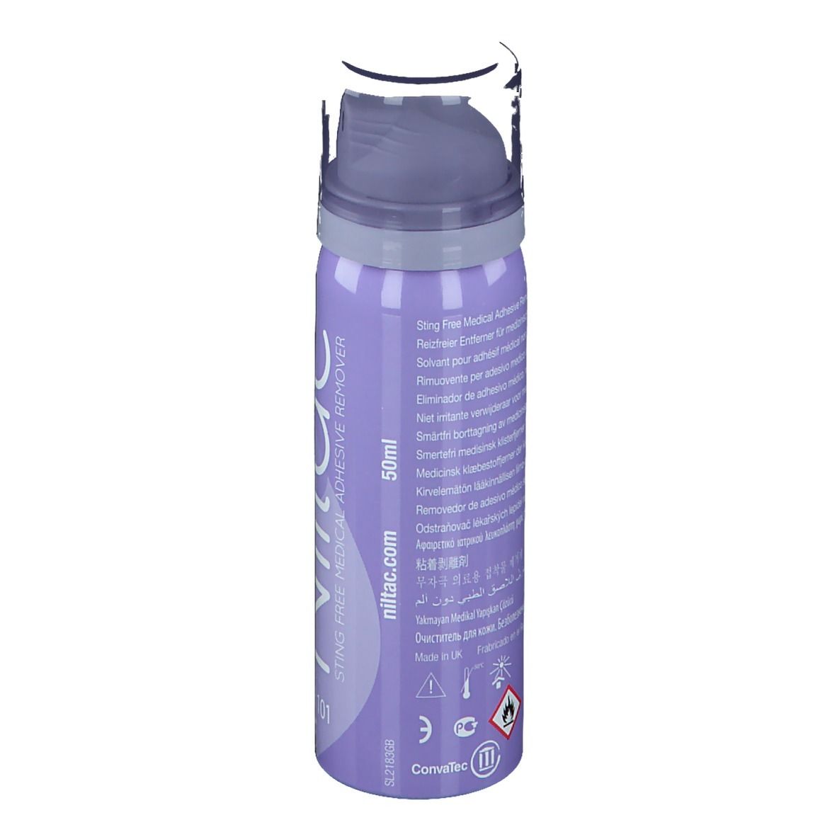 Trio Niltac Remover Med. Colle Sans Alcool
