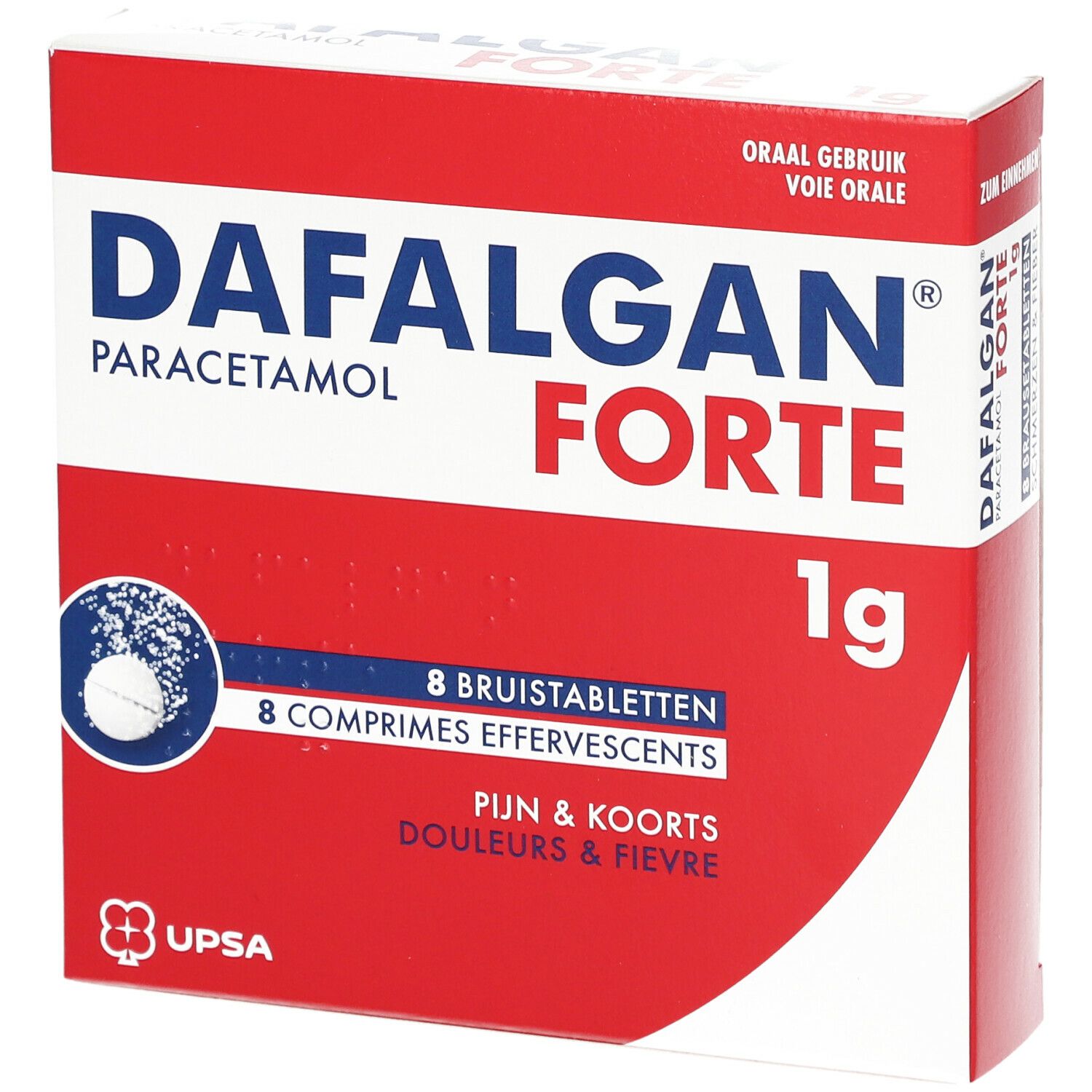 Dafalgan® Forte 1g Paracétamol | Douleurs & Fièvre