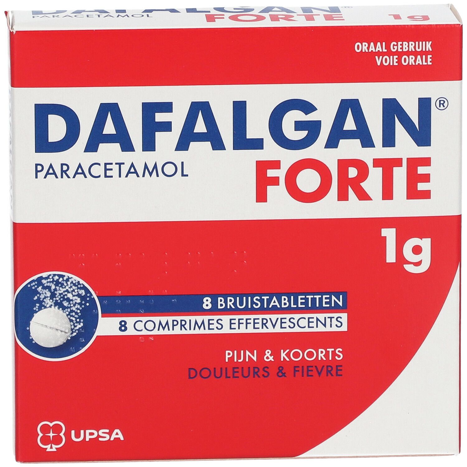 Dafalgan® Forte 1g Paracétamol | Douleurs & Fièvre