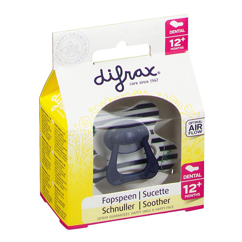 Difrax Sucette Cool Dental 12 Moins+