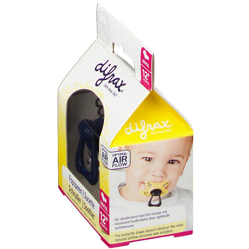 Difrax Sucette Cool Dental 12 Moins+