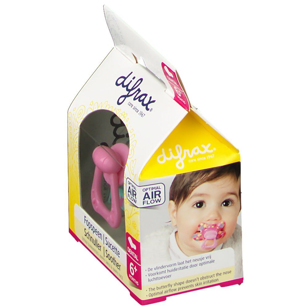 Difrax Sucette Lola Dental 6 Moins+