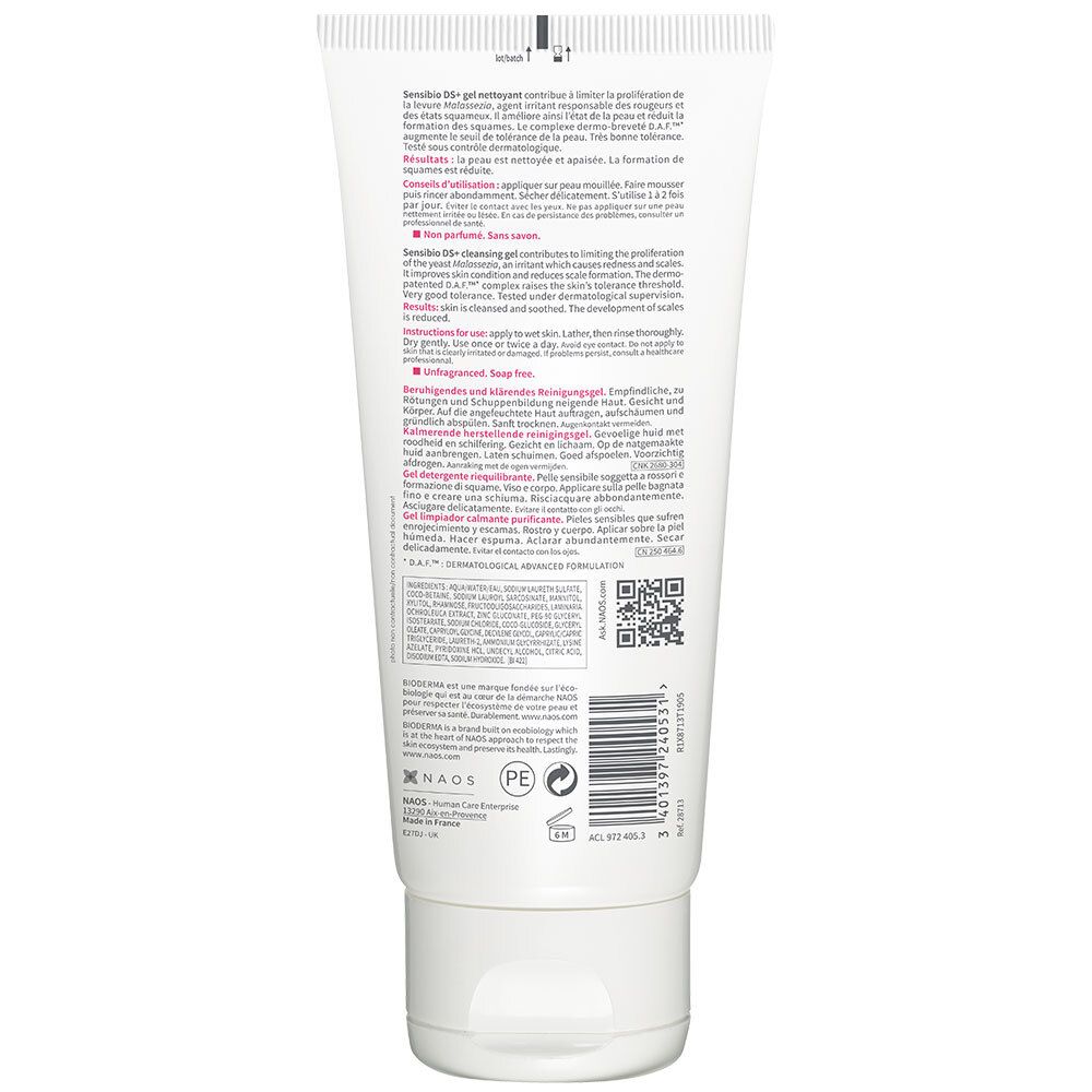 Bioderma Sensibio DS+ Gel Moussant