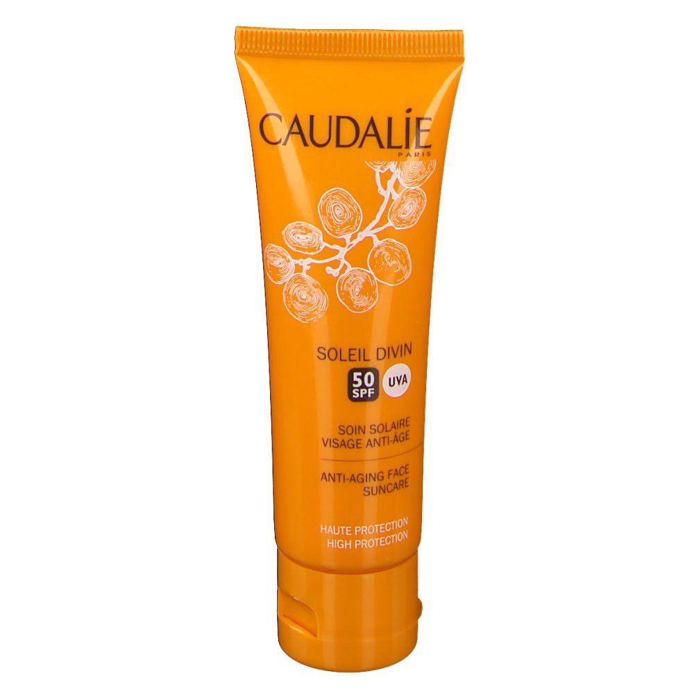 Caudalie Soleil Divin Soin Solaire Visage Anti-Age SPF50
