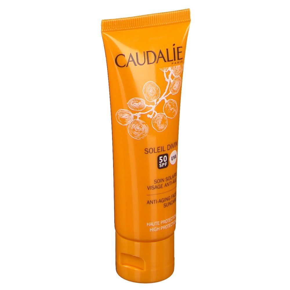 Caudalie Soleil Divin Soin Solaire Visage Anti-Age SPF50