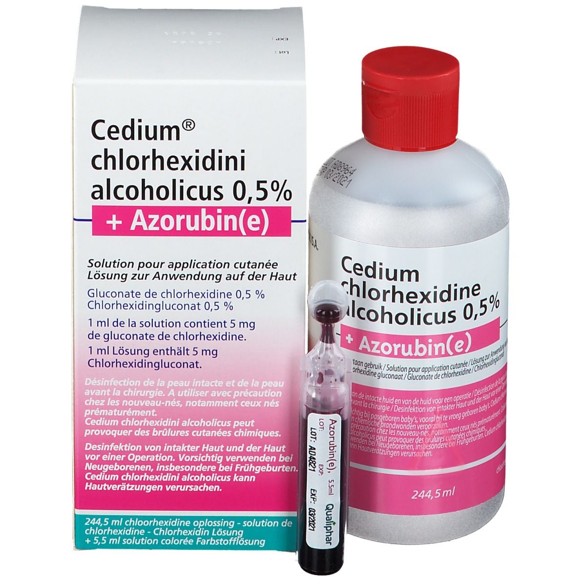 Cedium Chlorhexidini Gluc 0,5% + Azurobin