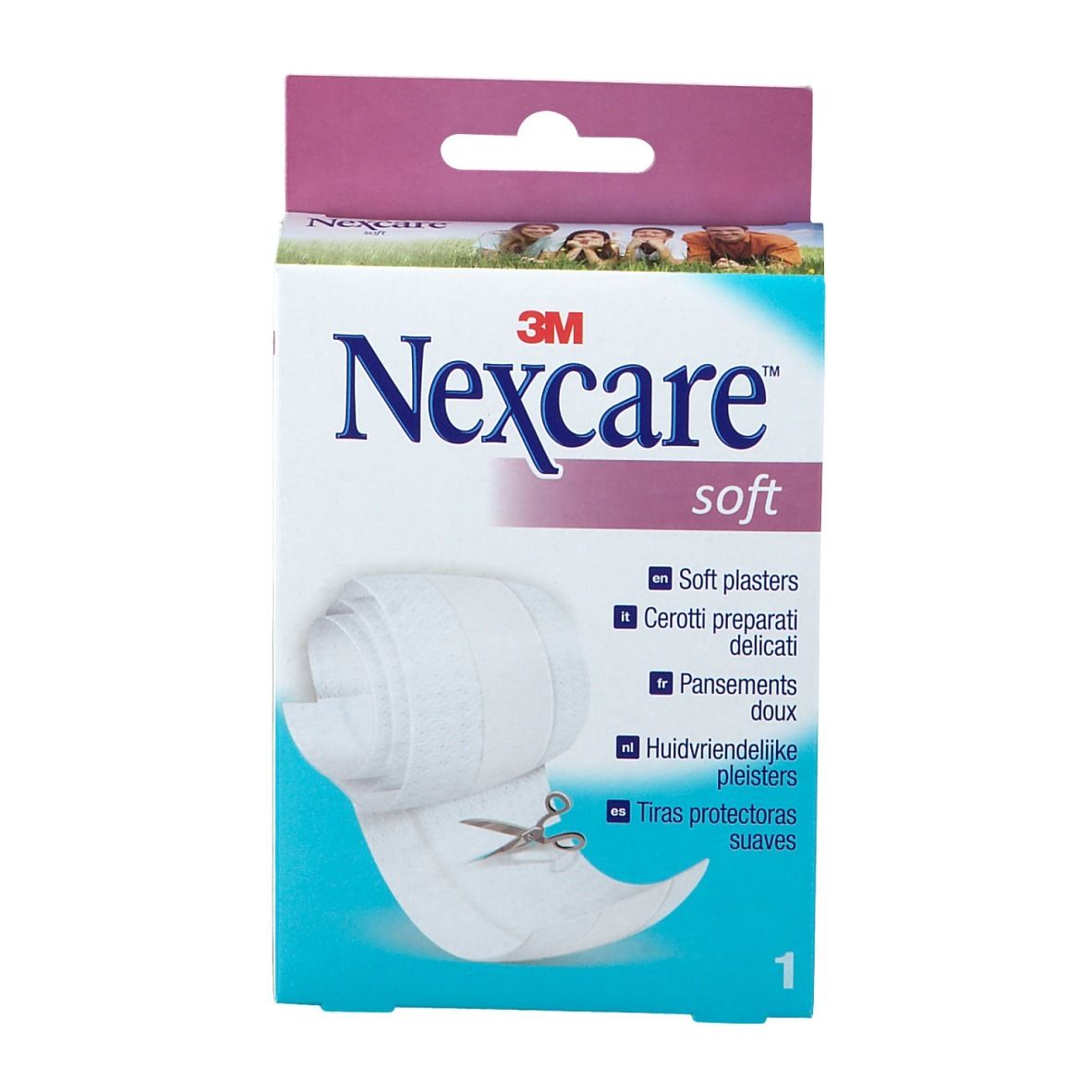 3M Nexcare Soft Strips Bande 8cm x 1m N0501B