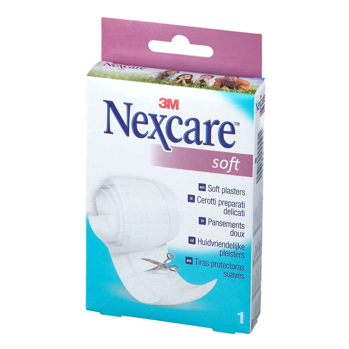 3M Nexcare Soft Strips Bande 8cm x 1m N0501B