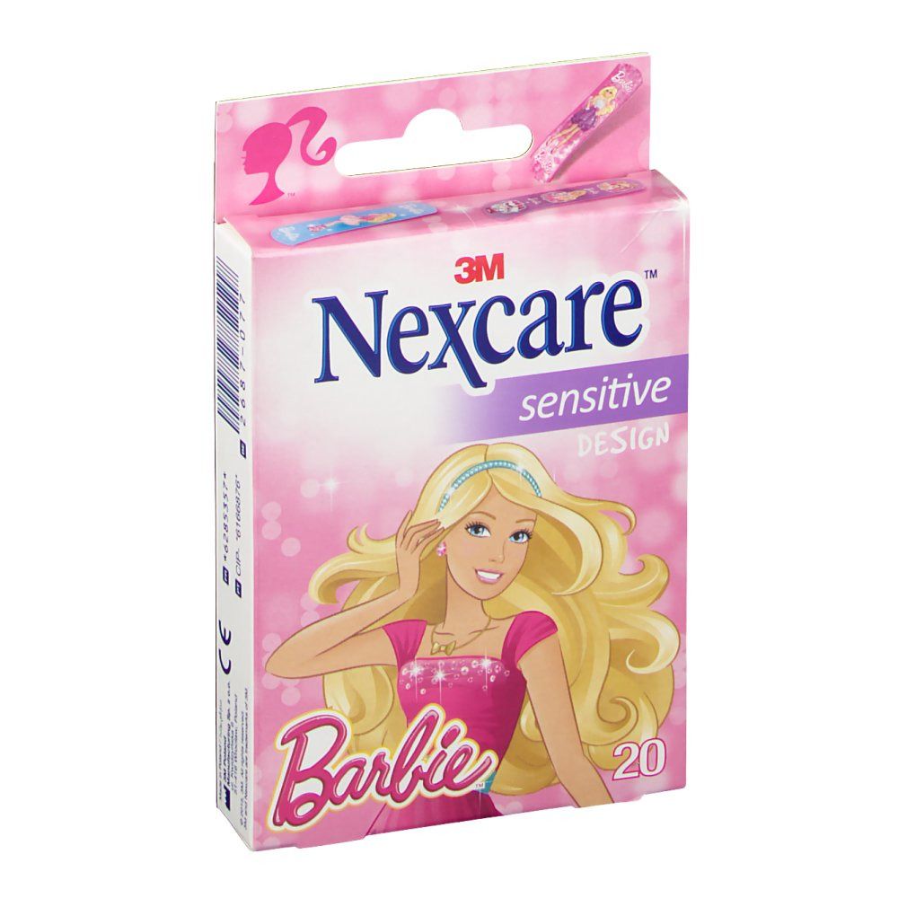 3M Nexcare Sensitive 3 Maten Assortiment Barbie N0920MBW