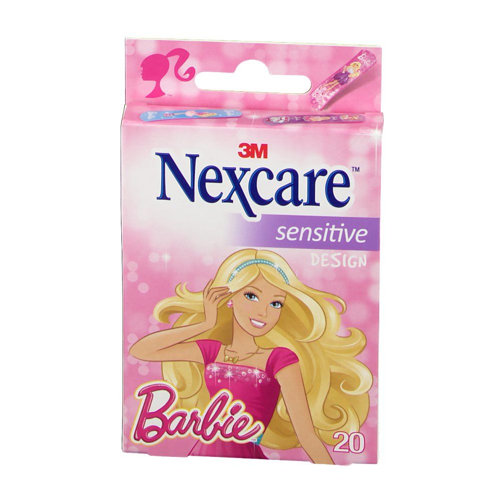 3M Nexcare Sensitive 3 Maten Assortiment Barbie N0920MBW