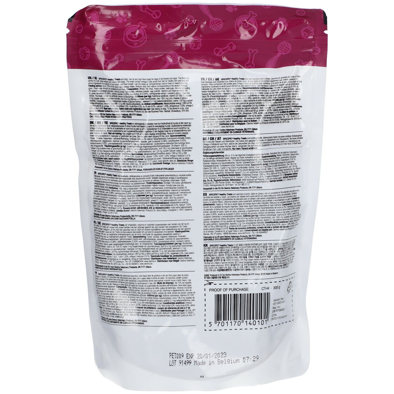 Specific Healthy Treats Chien