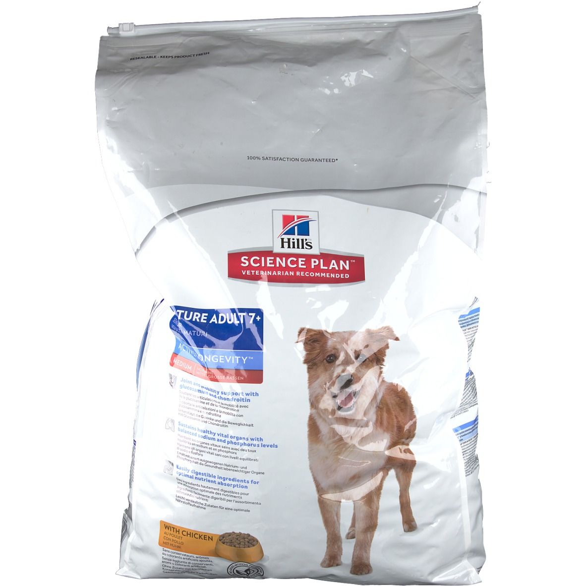 Hill's Science Plan Canine Mature/Adult Active Longevity Medium Hond met Kip