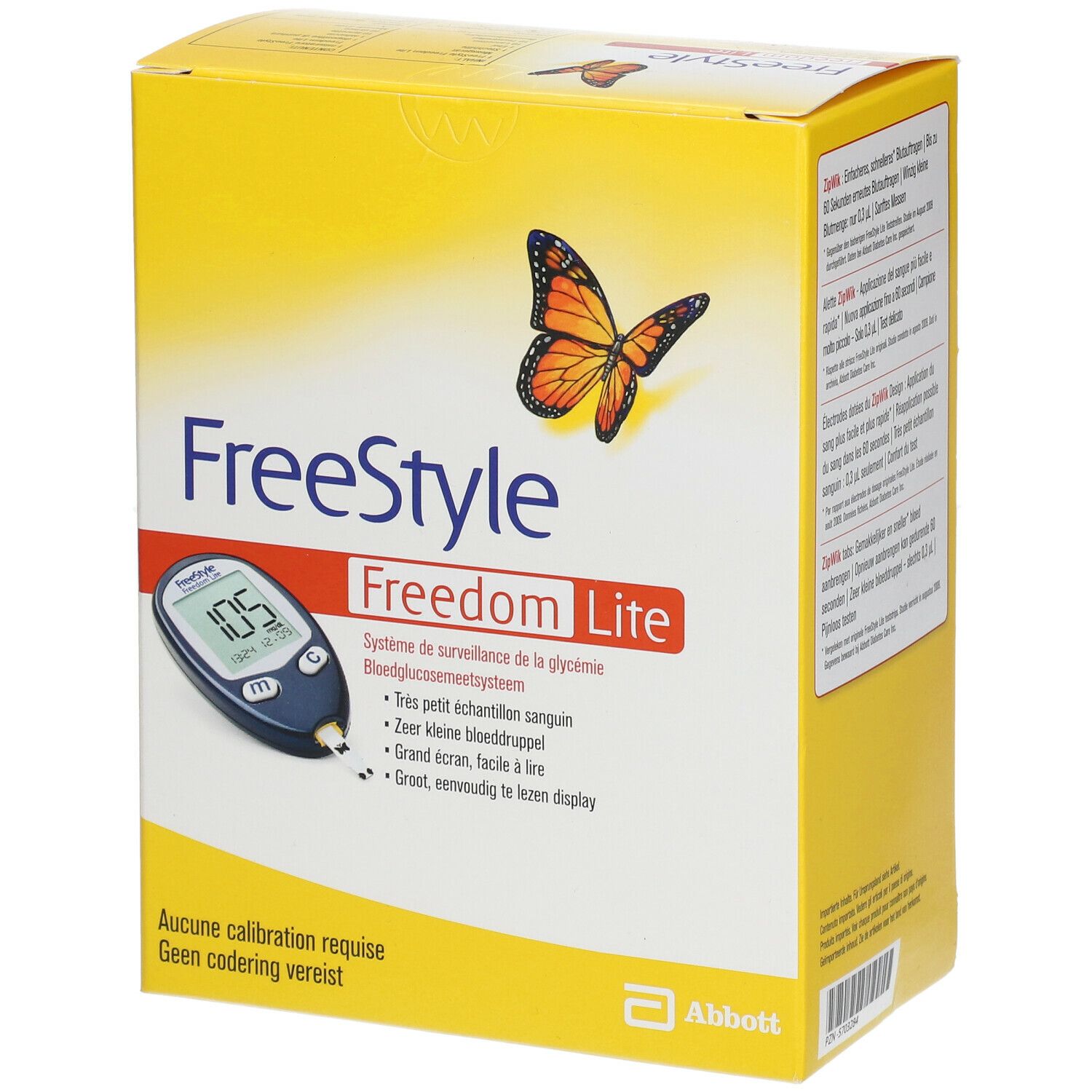 Freedom Freestyle Lite Lecteur de Glycémie Kit de Démarrage 7091520