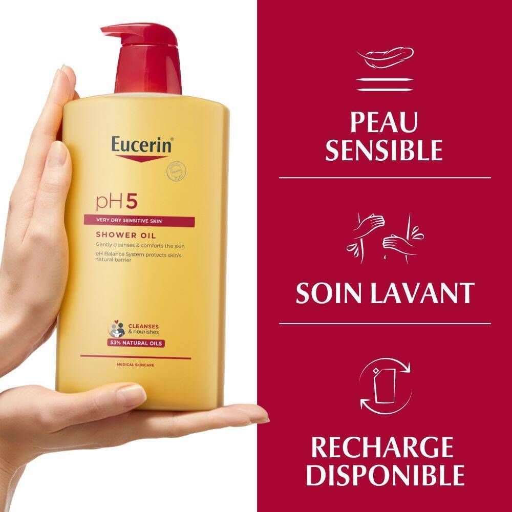 Eucerin pH5 Huile de Douche Peau Sèche et Sensible