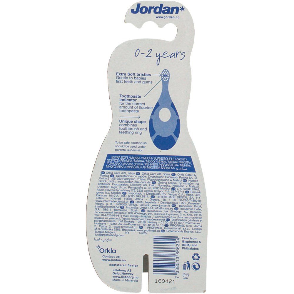 Jordan Brosse à Dents Step by Step 0-2 Ans