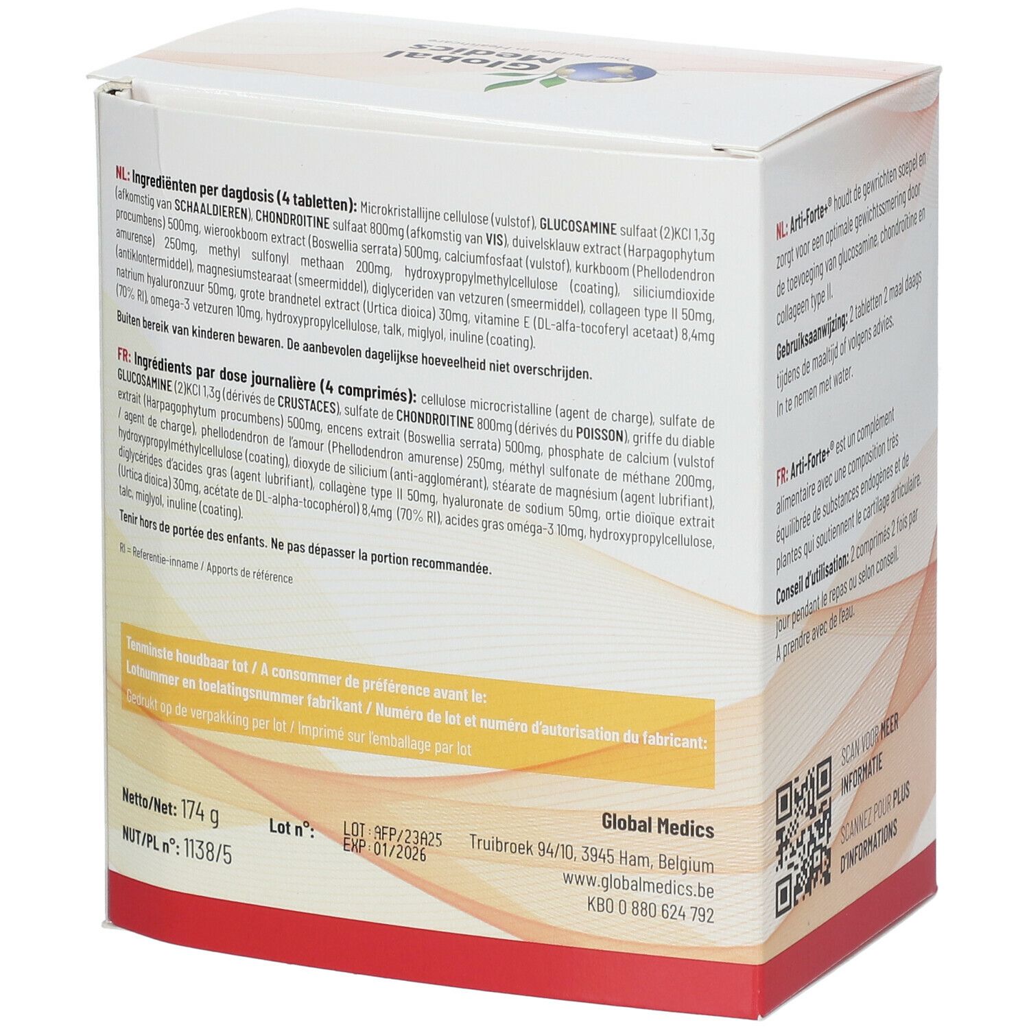 Arti-Forte+ Glucosamine/Chondroïtine Collagène MSM