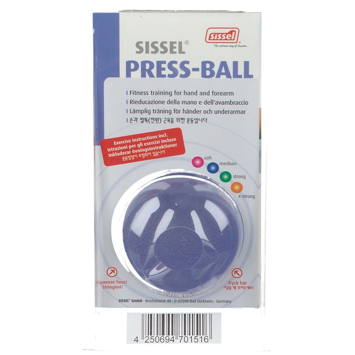 Sissel Press-Ball Medium Bleu