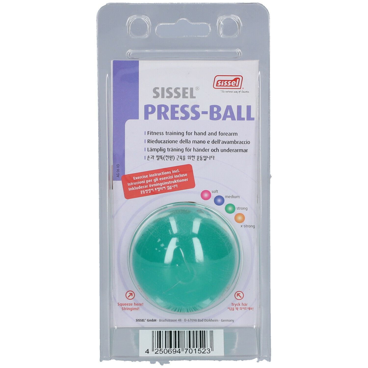 Sissel Press-Ball Strong Vert