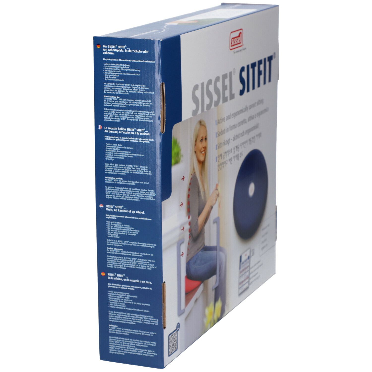 Sissel Sitfit Coussin Ballon Diamètre 33cm Bleu