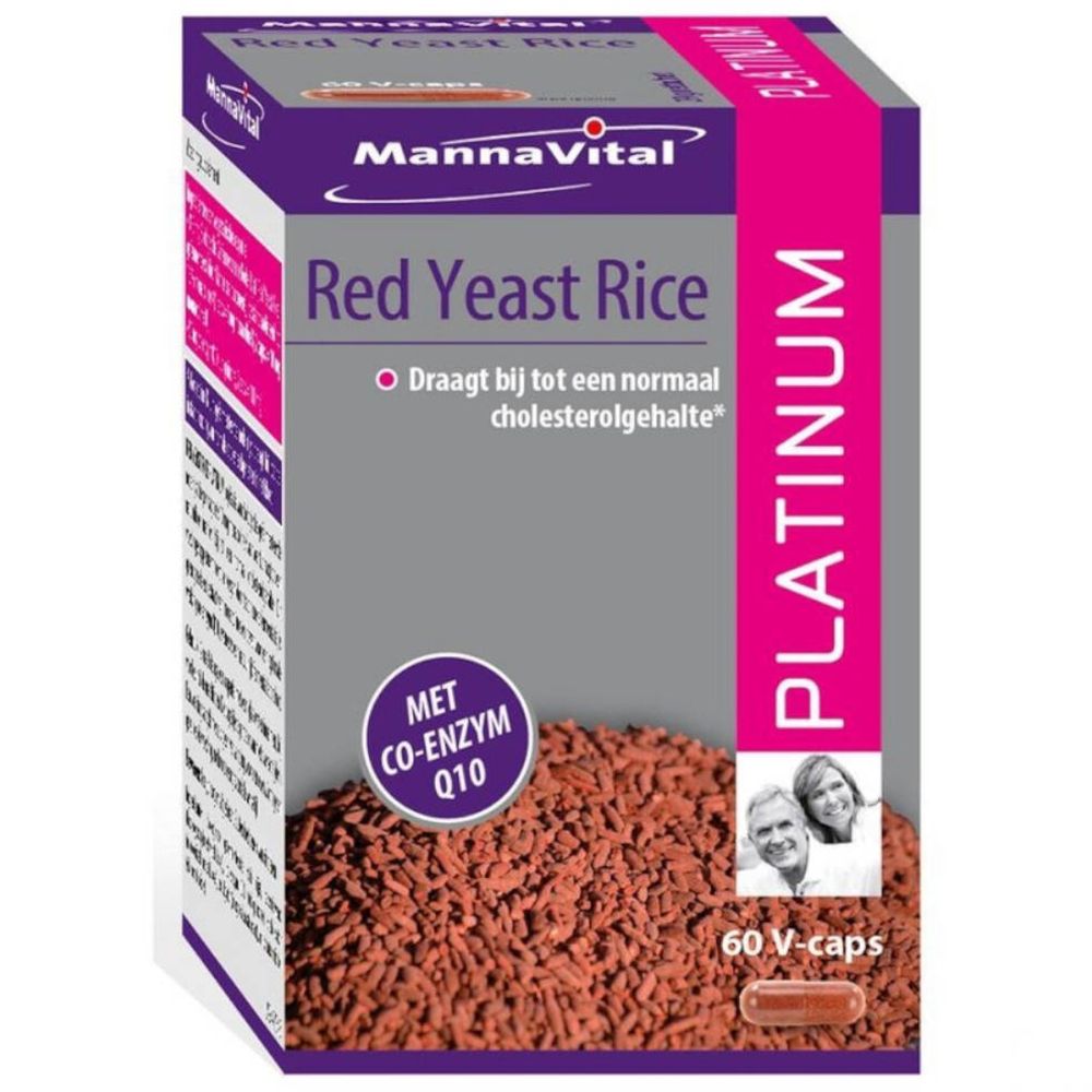 Mannavital Gefermenteerde Rode Rijst + Q10