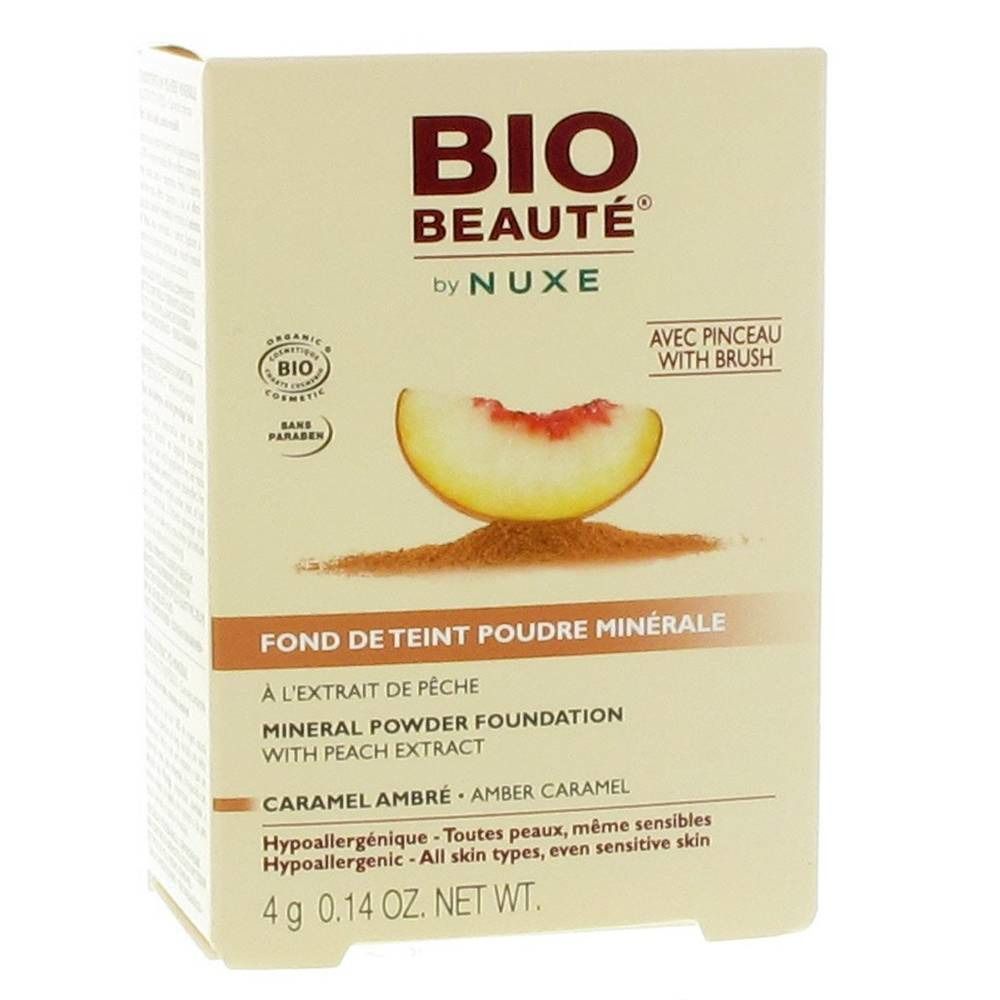 Bio Beauté By Nuxe Fond De Teint Poudre Minérale Caramel Ambré