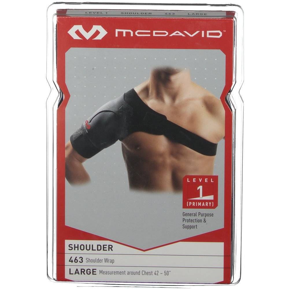 McDavid Schouderbrace Lightweight 463 Zwart Large