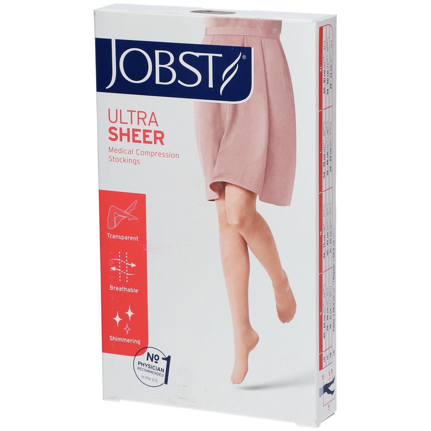 Jobst Ultrash Comfort KL2 Cuisse Noire 754439