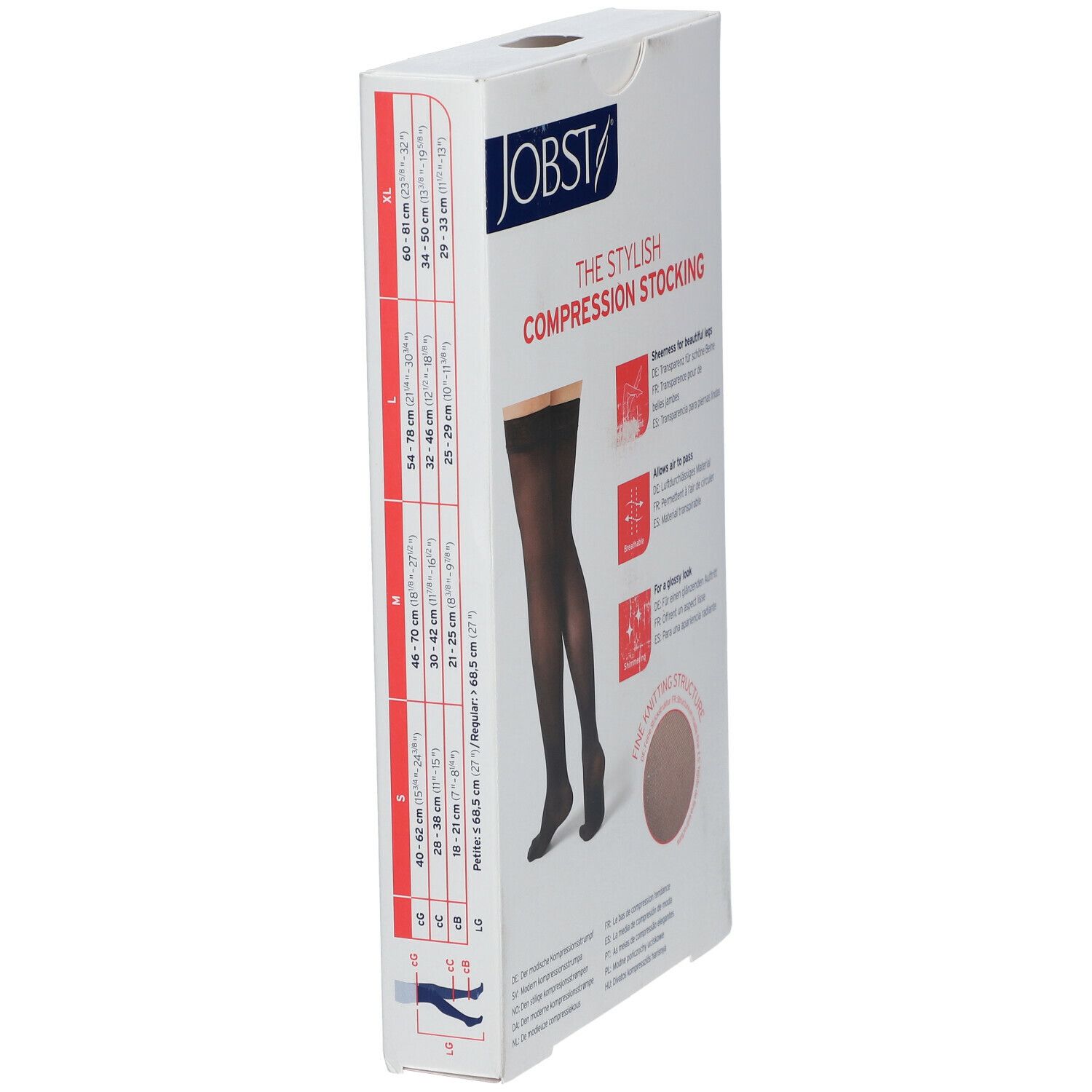 Jobst Ultrash Comfort KL2 Cuisse Noire 754439