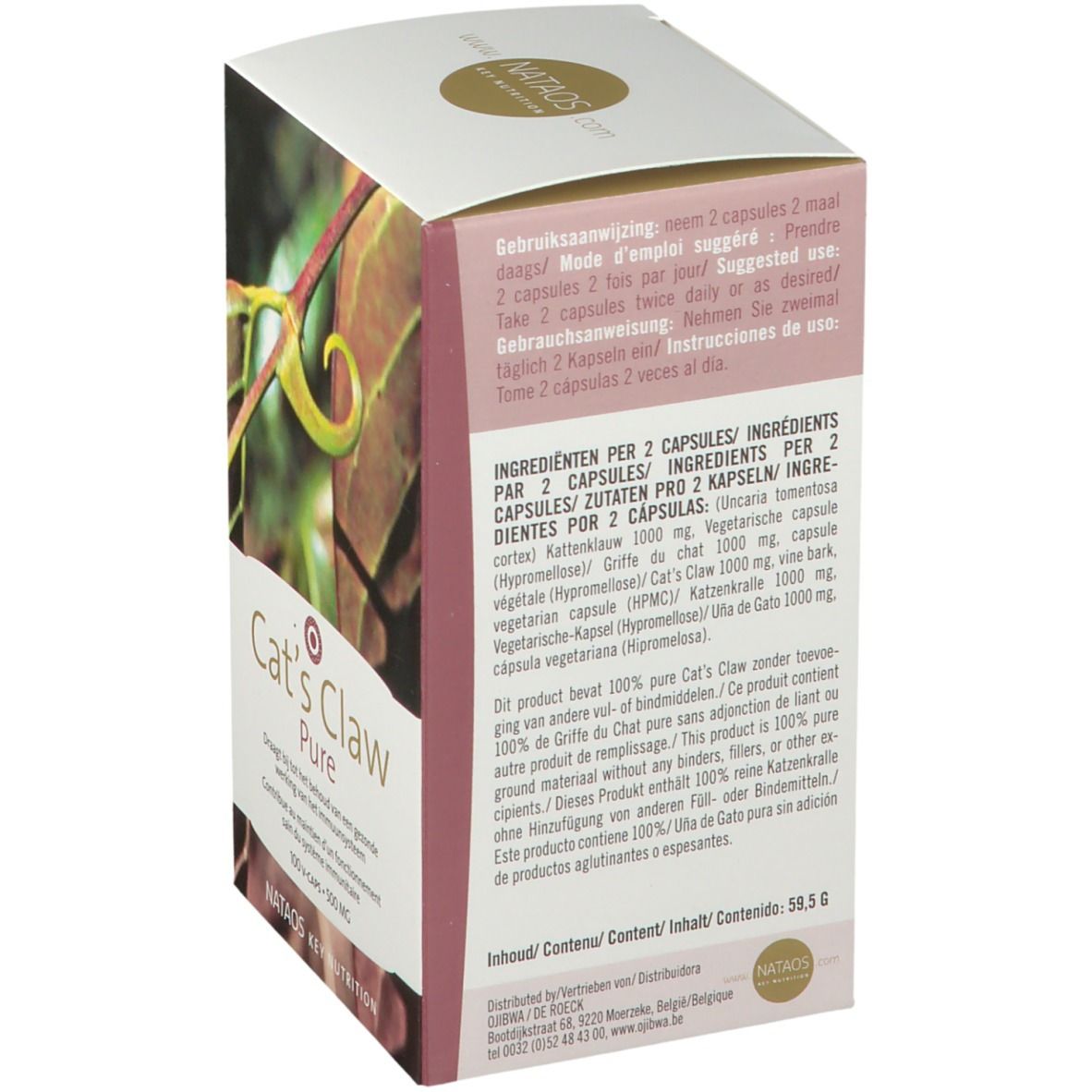 Nataos Key Nutrition Cat's Claw