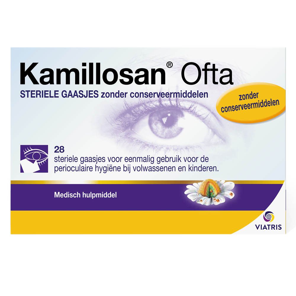 Kamillosan® Ofta Steriele Gaasjes Zonder Conserveermiddel