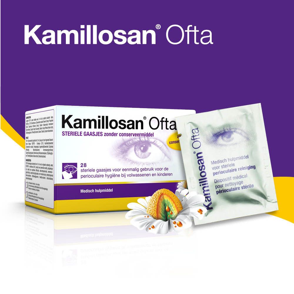 Kamillosan® Ofta Lingettes Stériles sans Conservateur