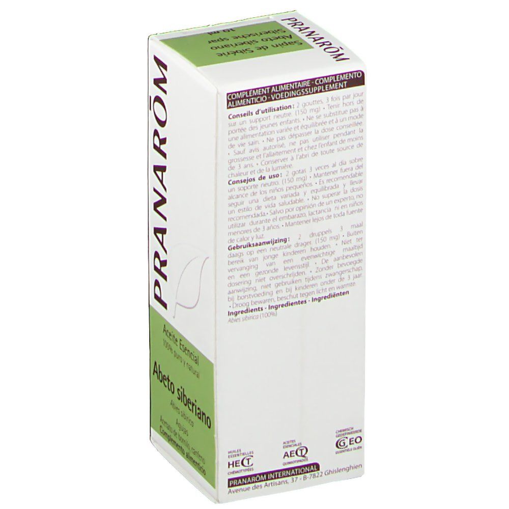 Pranarôm Siberische Spar Essentiële Olie